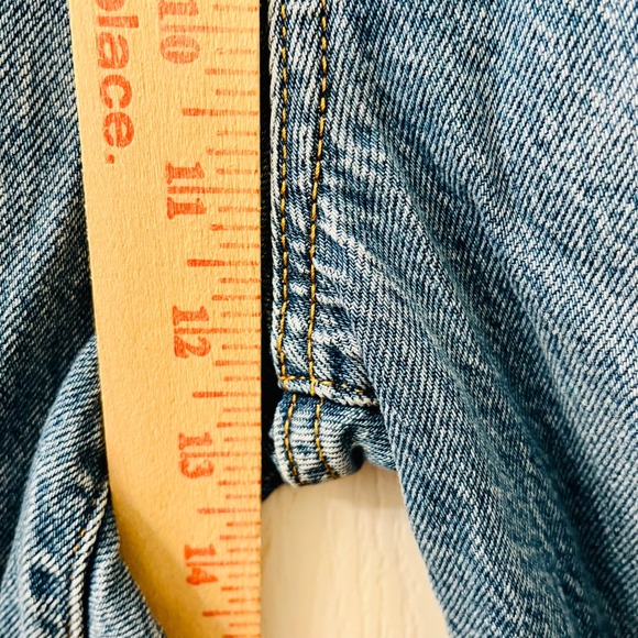 Levis Premium Ribcage Straight Ankle Jeans Women 27x27 In the Middle Blue Denim - Picture 11 of 14